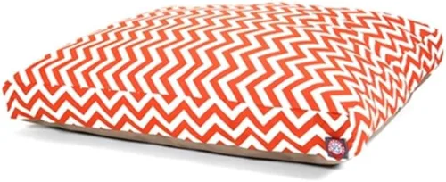 Vista 21 de Majestic Pet Products - Cama rectangular mediana para perros y mascotas, color negro, con funda extraíble y lavable