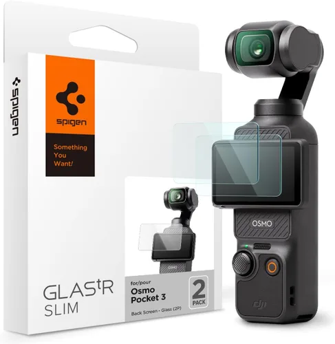 Spigen GlasTR SLIM - Protector de pantalla para Osmo Pocket 3/4