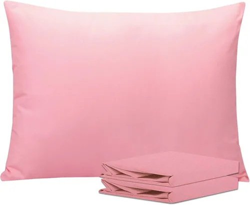 Vista 29 de NTBAY - Fundas para almohada de microfibra cepillada, suaves y cómodas, antiarrugas, antidecoloración y antimanchas, con cierre tipo sobre, 2 Negro