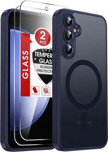 Vista 207 de LeYi Funda para teléfono Samsung-S23: protector de pantalla e imán MagSafe Samsung Galaxy S23 - Funda protectora para teléfono inteligente Celulare