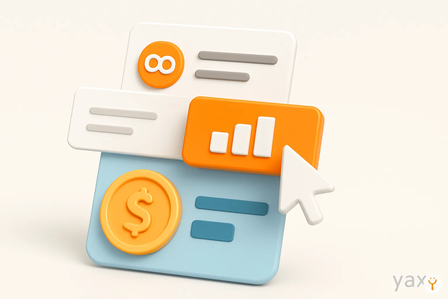 Iconos de aliados financieros que ofrecen créditos y cuotas en Yaxa